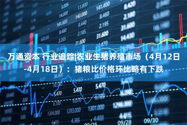 万通资本 行业追踪|农业生猪养殖市场（4月12日-4月18日）：猪粮比价格环比略有下跌