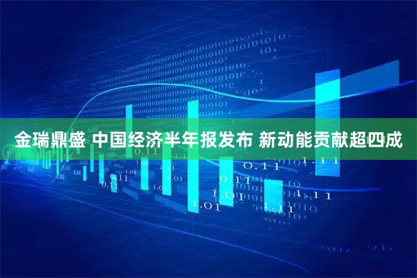 金瑞鼎盛 中国经济半年报发布 新动能贡献超四成
