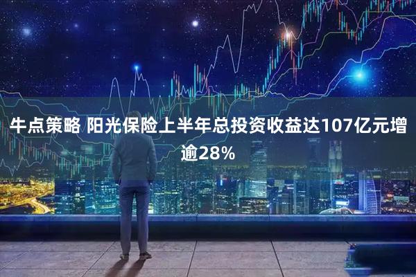牛点策略 阳光保险上半年总投资收益达107亿元增逾28%