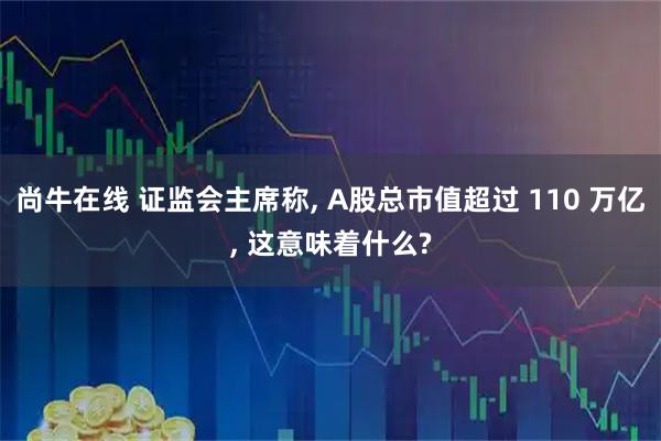 尚牛在线 证监会主席称, A股总市值超过 110 万亿, 这意味着什么?