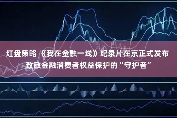 红盘策略 《我在金融一线》纪录片在京正式发布 致敬金融消费者权益保护的“守护者”