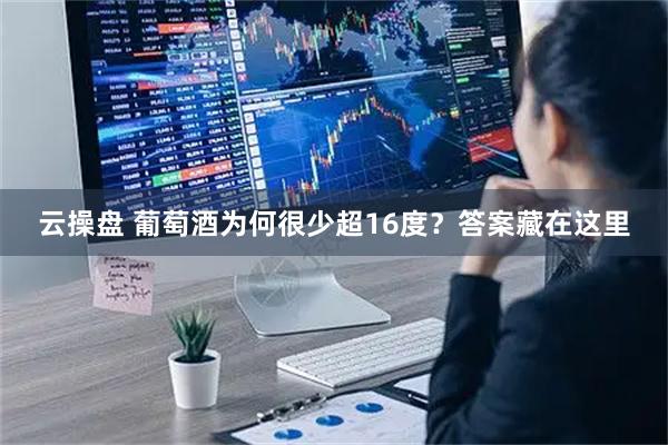 云操盘 葡萄酒为何很少超16度?答案藏在这里