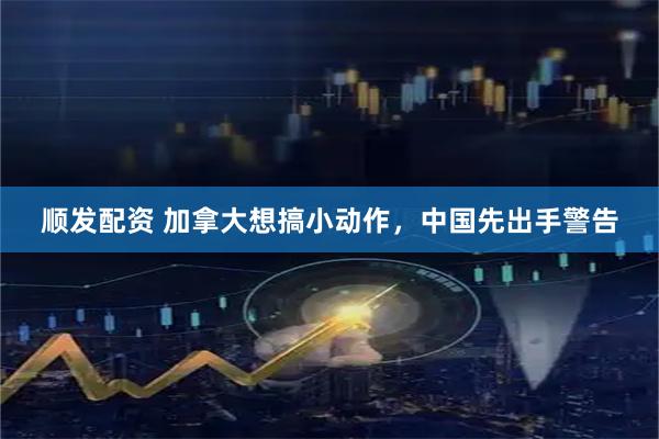 顺发配资 加拿大想搞小动作，中国先出手警告